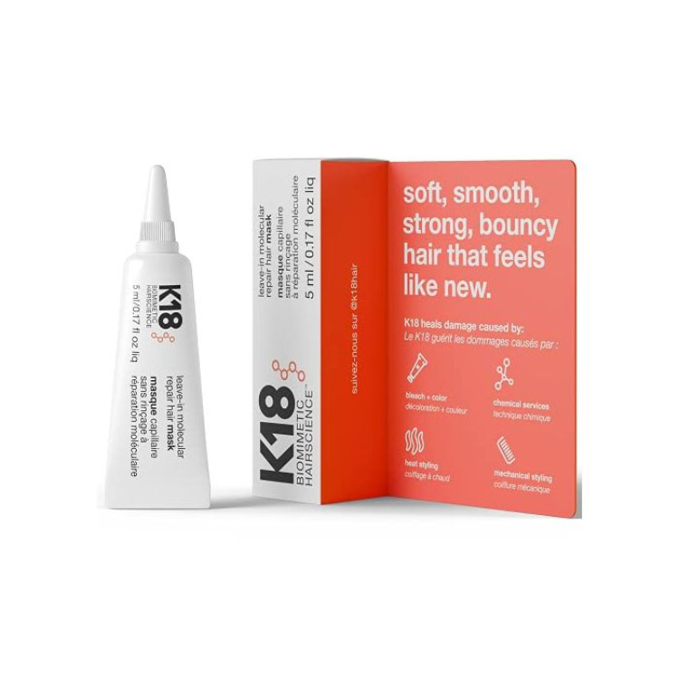 K18 Leave-In Molecular Repair Hair Mask 5ml