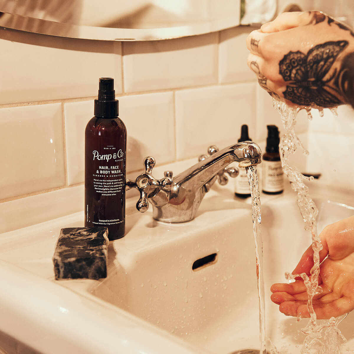 Pomp & Co. Hair, Face & Body Wash 200 ml