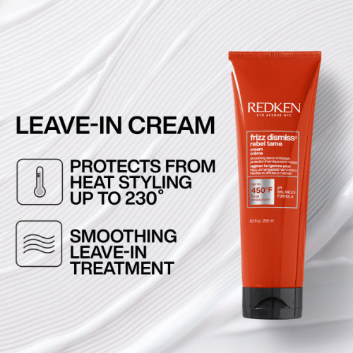 Redken Frizz Dismiss Rebel Tame Heat Protective Leave-In Cream