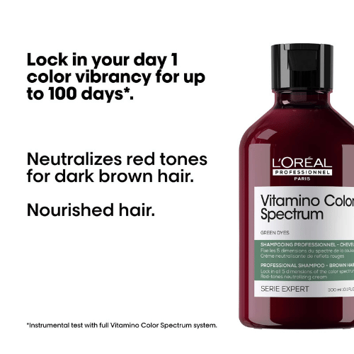 L'Oréal Vitamino Color Spectrum Green Shampoo 300 ml.