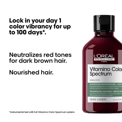 L'Oréal Vitamino Color Spectrum Green Shampoo 300 ml.