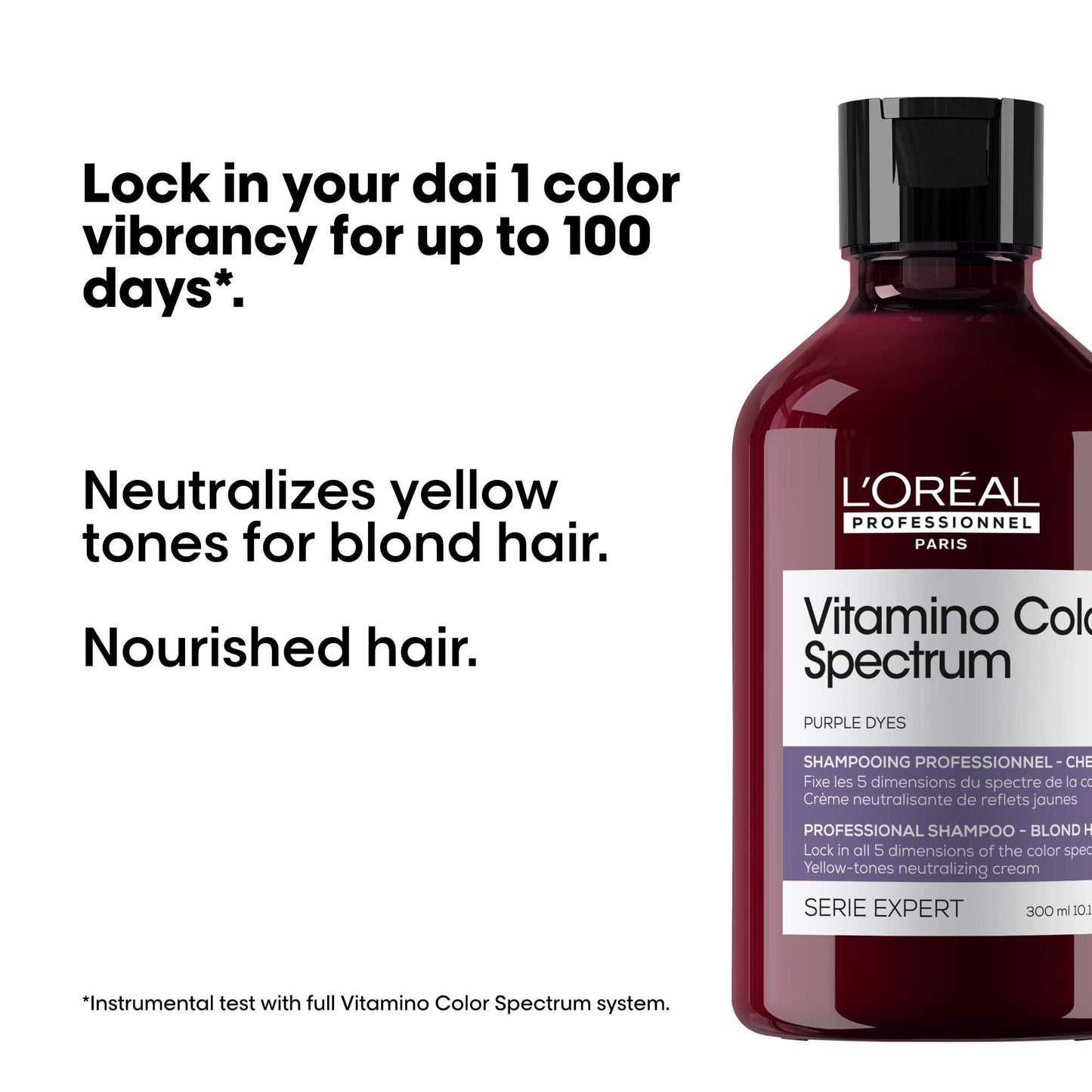 L'Oréal Vitamino Color Spectrum Purple Shampoo 300 ml.