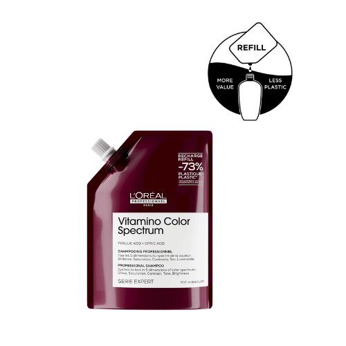 L'Oréal Vitamino Color Spectrum Shampoo 500 ml refill
