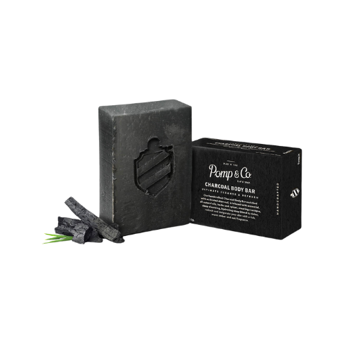 Pomp & Co. Charcoal Body Bar Soap 120 g