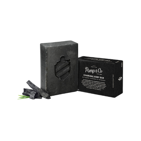 Pomp & Co. Charcoal Body Bar Soap 120 g